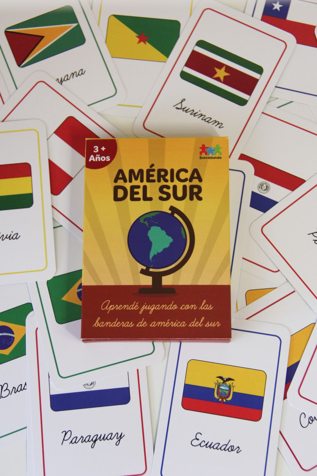 Cartas Banderas América del Sur