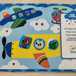 Colorea con agua "en el cielo"